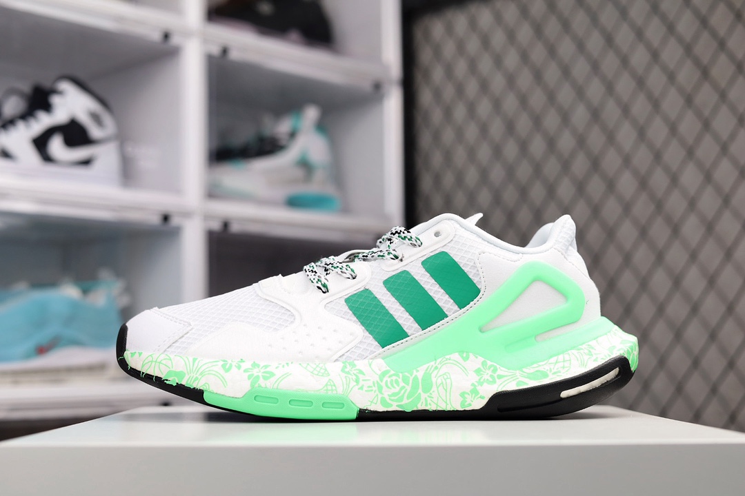 H0 阿迪 夜行者2代 二代 DAY JOGGER 科技全副武装，街头运动流行解码❗全新阿迪达斯adidas三叶草 Originals 2020 Day Jogger Boost 2020版慢跑者系列高弹复古休闲运动跑鞋×663YF