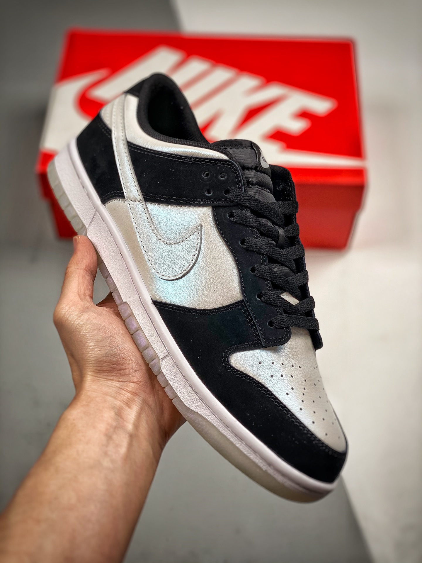 -4 Nk Dunk SB Low Panda de Diamante. Producto original puro de fábrica, fotos reales de estreno. Material original de c…