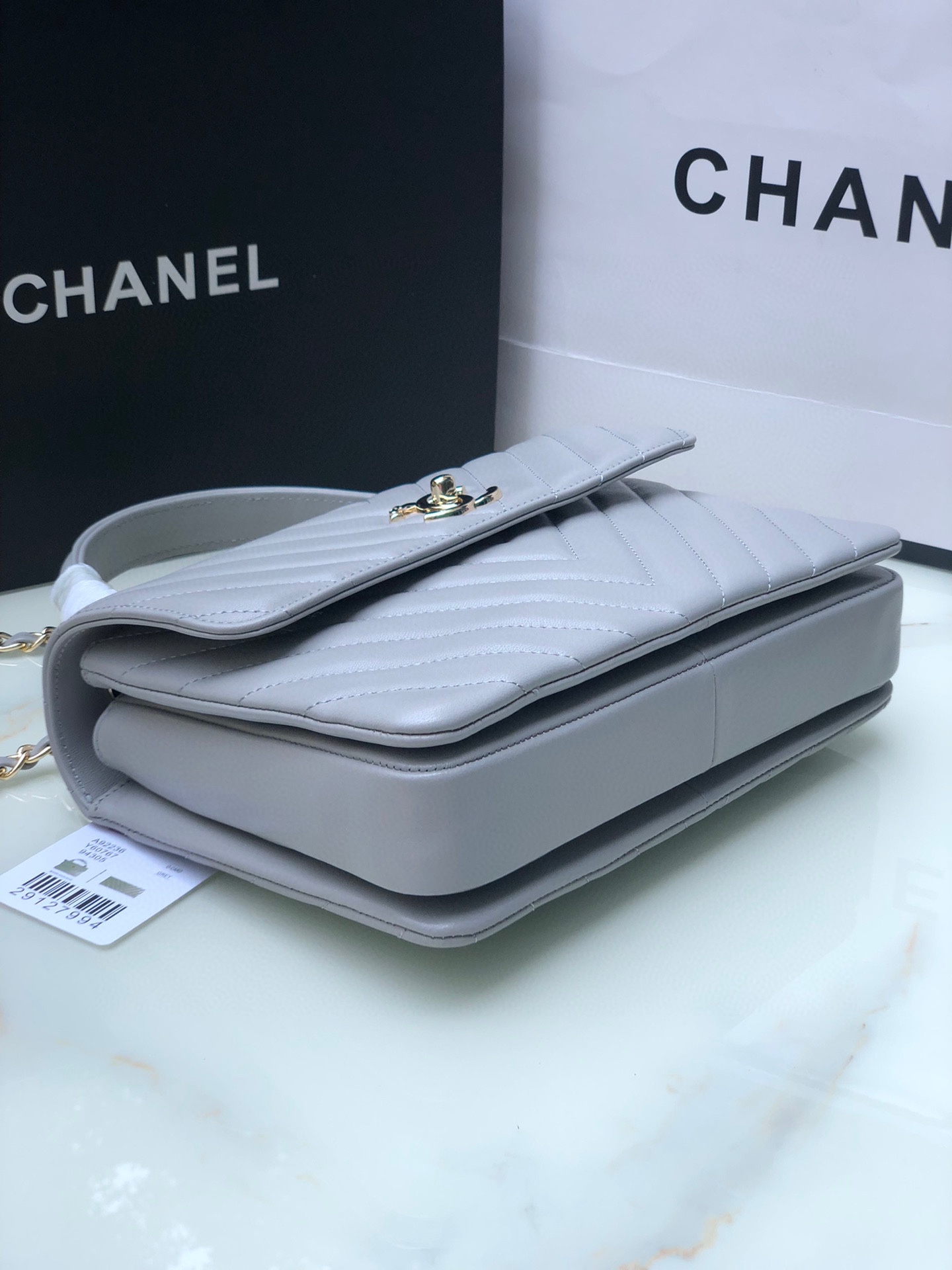Chanel92236原单质量经典之作华丽与气质的前沿是你意想不到的尊贵皮种:原单进口小羊皮里配原版布五