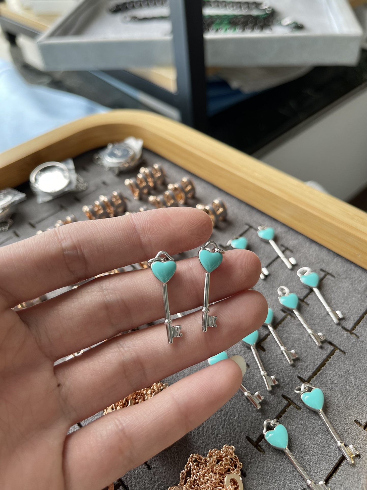 Tiffany & Co. 蒂芙尼蓝 小钥匙项链