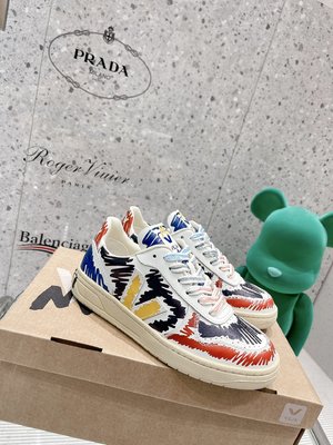 High-End Designer Marni Shoes Sneakers Doodle Spring/Summer Collection Fashion Sweatpants