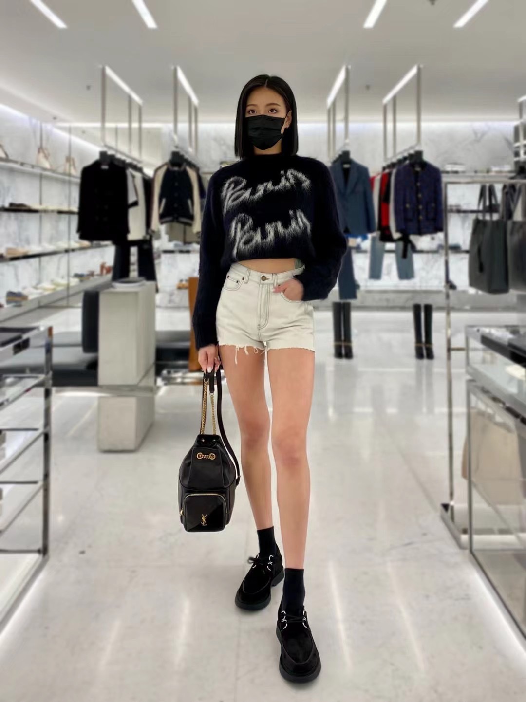 Saint laurent Ysl 𝑱𝒂𝒎𝒊𝒆 专柜最新款双肩背包 684783