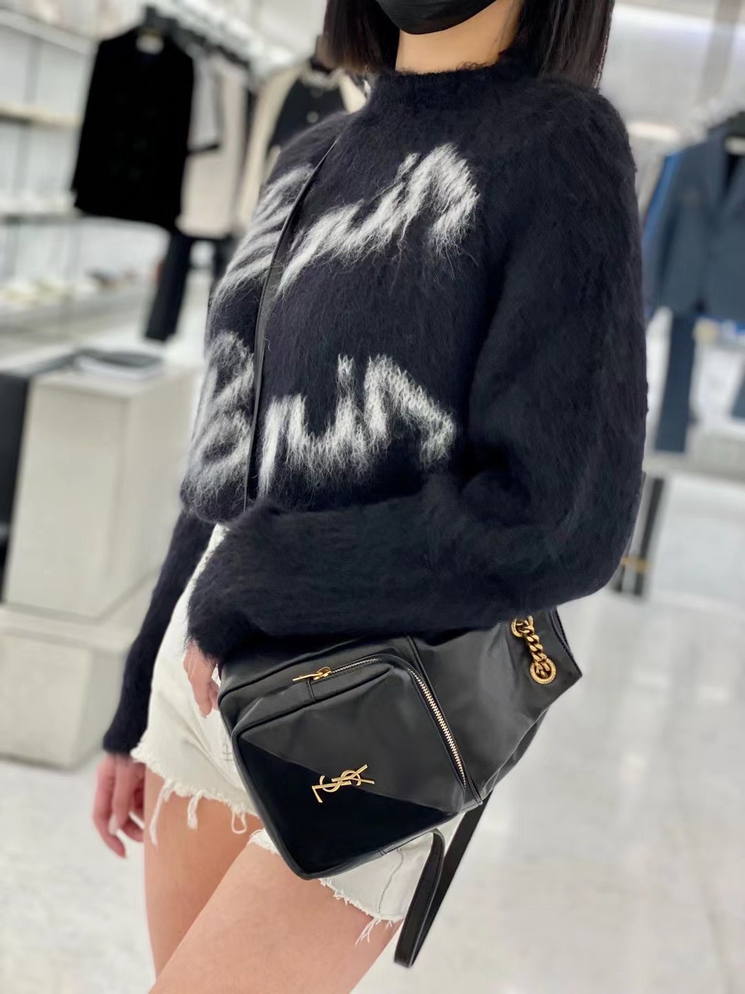 Saint laurent Ysl 𝑱𝒂𝒎𝒊𝒆 专柜最新款双肩背包 684783