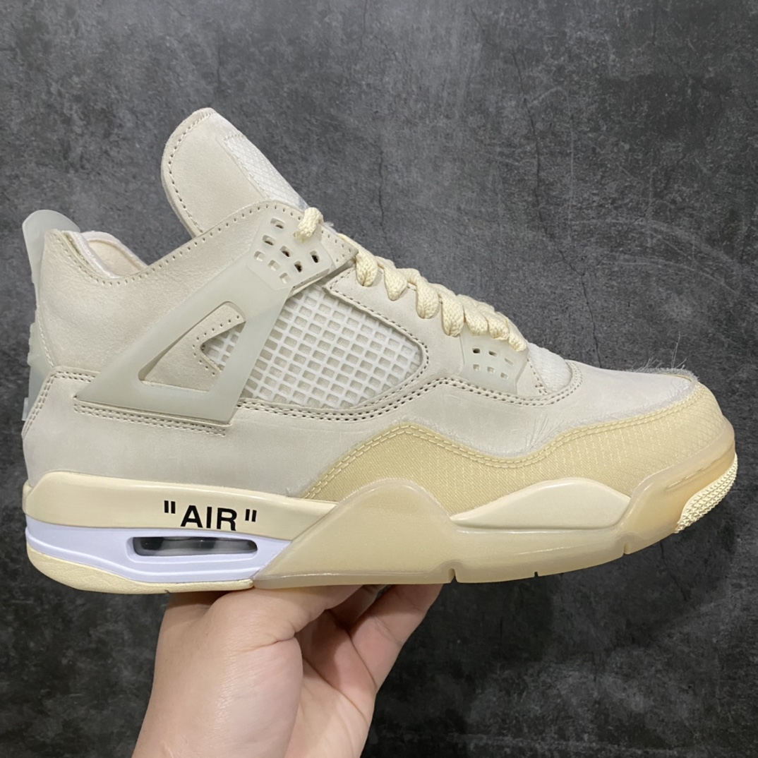新DT纯原Off White x Air Jordan 4 AJ4白帆CV9388-100 全新版本 全新品质 总结市场各大纯原细节的不足 细节多次打磨修正 超正鞋型 超高清洁度 原厂皮料打造 所有细节可精确对比原鞋 顶级中的天花板 可随意对比市场各大版本 尺码:36-47.5-选品中心
