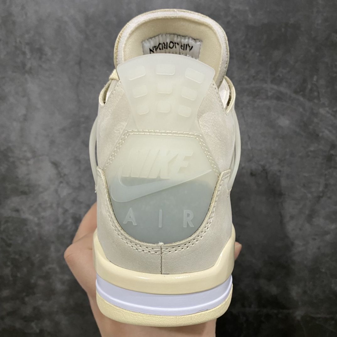 图片[4]-新DT纯原Off White x Air Jordan 4 AJ4白帆CV9388-100 全新版本 全新品质 总结市场各大纯原细节的不足 细节多次打磨修正 超正鞋型 超高清洁度 原厂皮料打造 所有细节可精确对比原鞋 顶级中的天花板 可随意对比市场各大版本 尺码：36-47.5-选品中心
