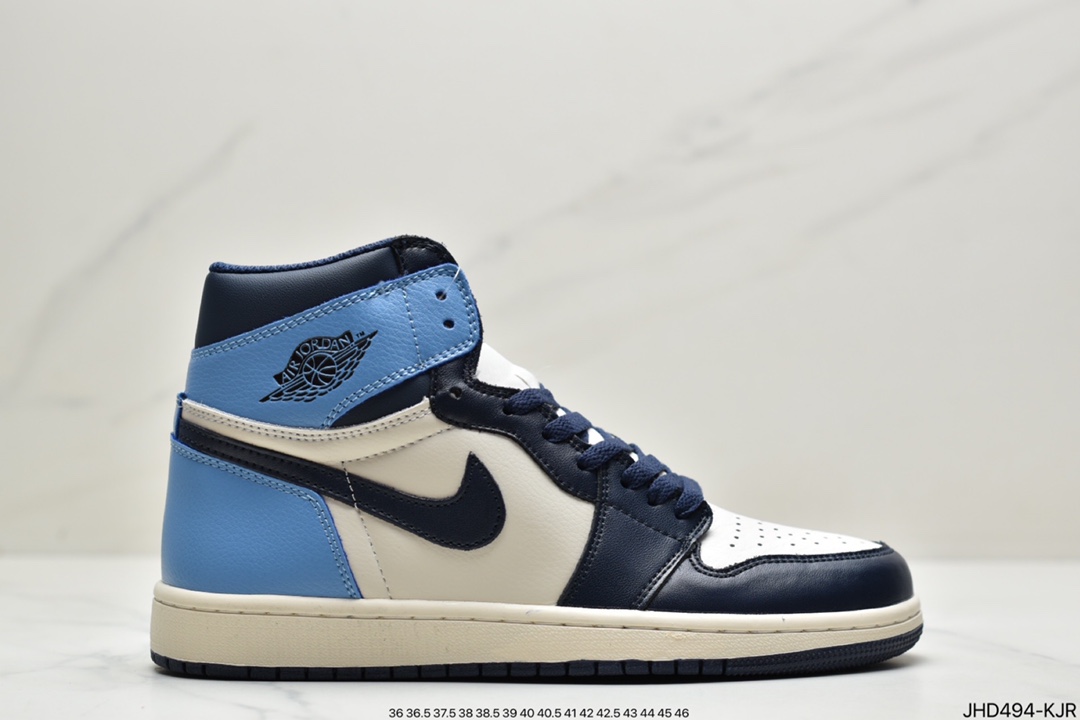 190 NK Air Jordan 1 Retro High OG”Yellow Toe”AJ1代经典复古经典高帮百搭文化篮球鞋555088