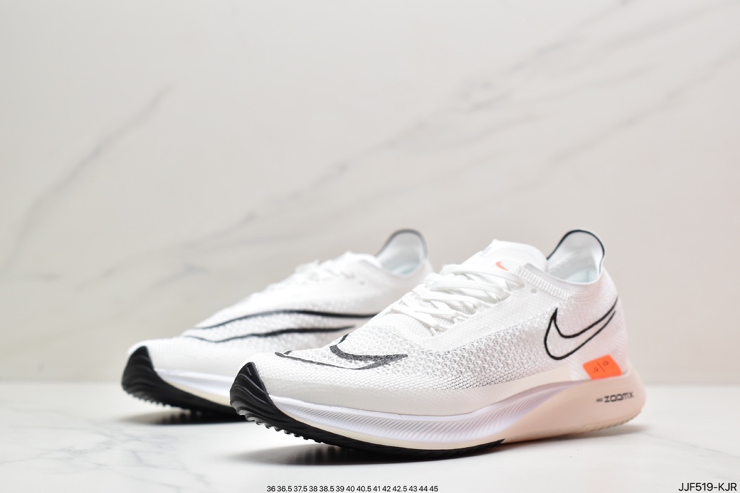 135 耐克Nike Zoomx Streakfly Proto 低帮跑步鞋 白黑橙 DH9275
