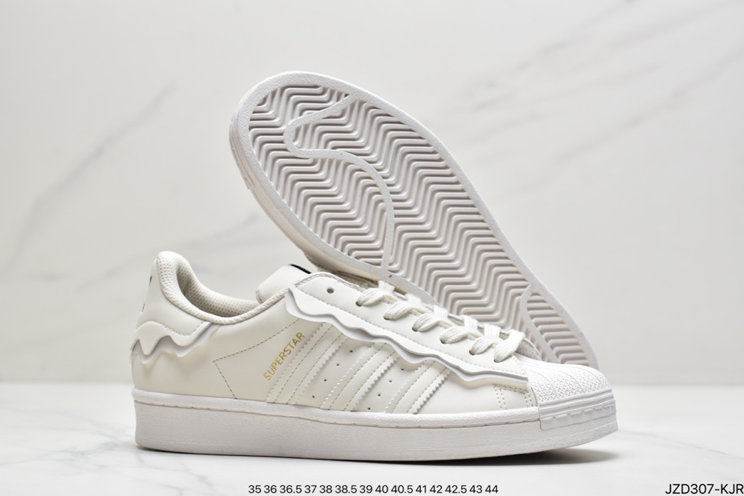 Adidas adidas Clover Originals Superstar Shell Head Classic Versatile Casual Sports Board Shoes GW4441