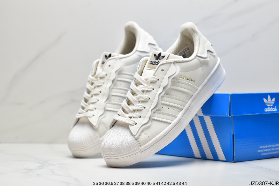 Adidas adidas Clover Originals Superstar Shell Head Classic Versatile Casual Sports Board Shoes GW4441