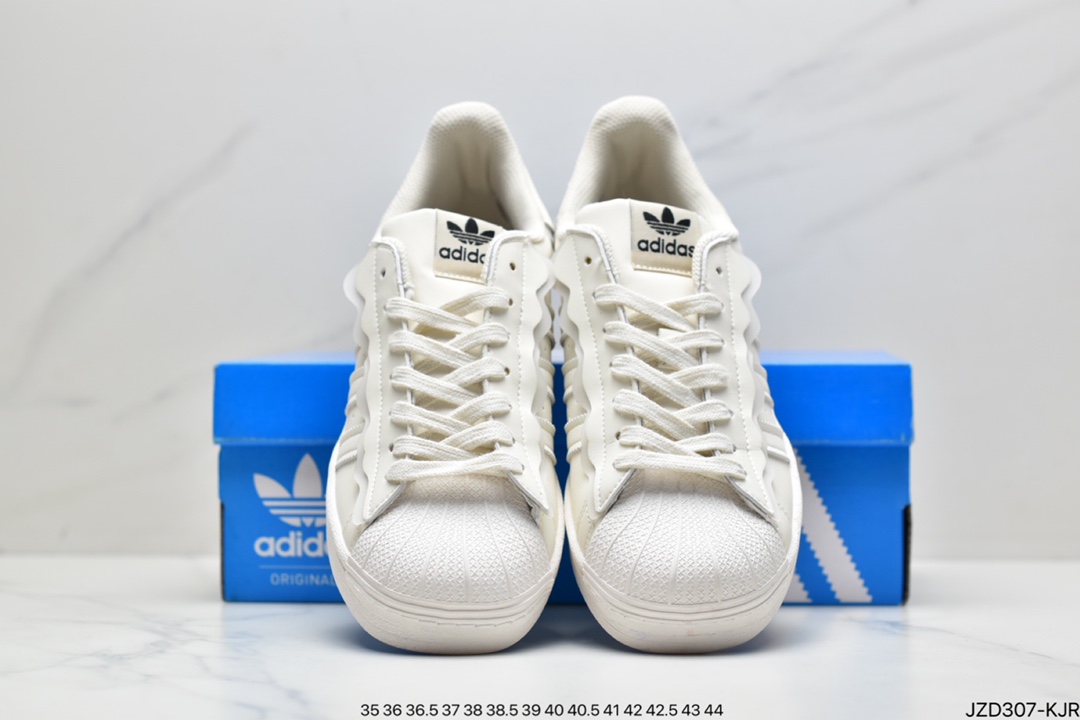 Adidas adidas Clover Originals Superstar Shell Head Classic Versatile Casual Sports Board Shoes GW4441