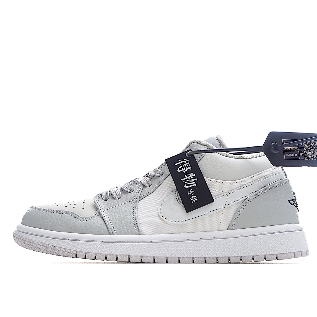 H5 ✨√有毒的运动x潮流x好物√得物专供可扫码版 ，√全新版本升级，一码配一扣，√请认准«第四代独家数字防伪码»，Air Jordan 1 Low AJ1低帮系列篮球鞋 官方同步配色 原装级产物 拒绝公底 立体鞋型 细节完美 高清洁度 购置公司同步原材料 原汁原味 忠于原版