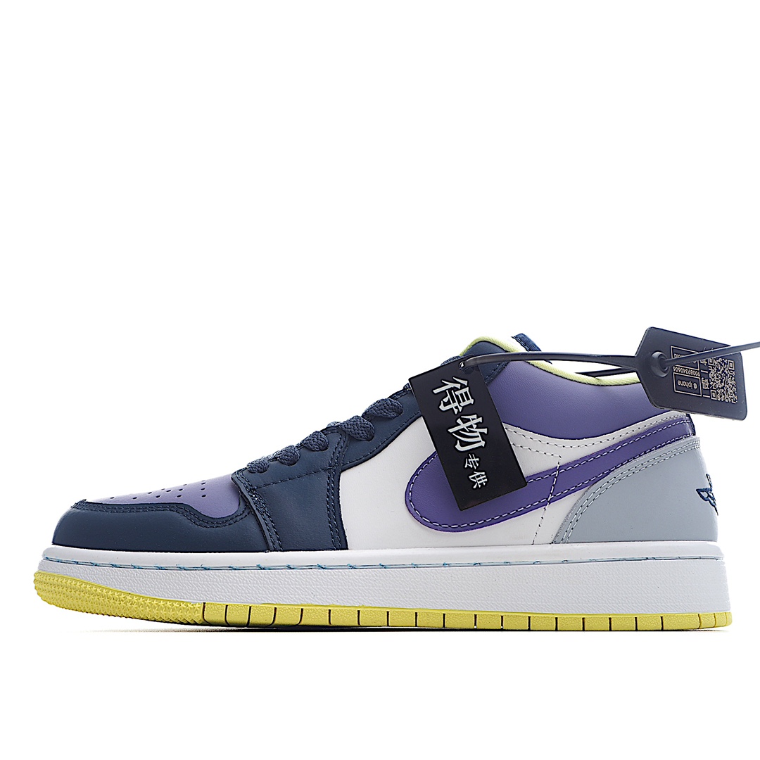 H5 ✨√有毒的运动x潮流x好物√得物专供可扫码版 ，√全新版本升级，一码配一扣，√请认准«第四代独家数字防伪码»，Air Jordan 1 Low AJ1低帮系列篮球鞋 官方同步配色 原装级产物 拒绝公底 立体鞋型 细节完美 高清洁度 购置公司同步原材料 原汁原味 忠于原版