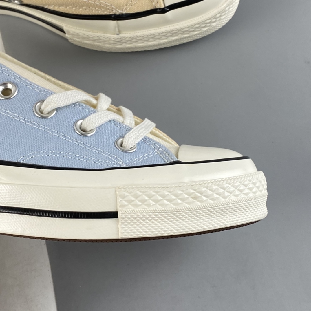 Converse Chuck 70s Converse milk tea blue color-block ice cream summer low-top casual board shoes 171661C