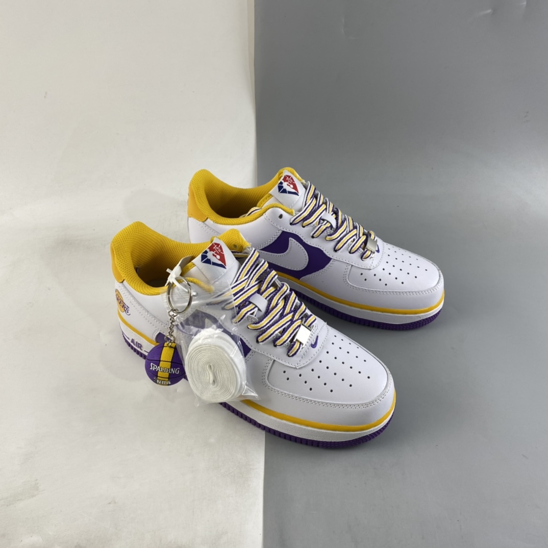 P260 Nike Air Force 1 ’07 Low “紫金湖人 NBA75周年限定”空军一号低帮  DC8864-00145