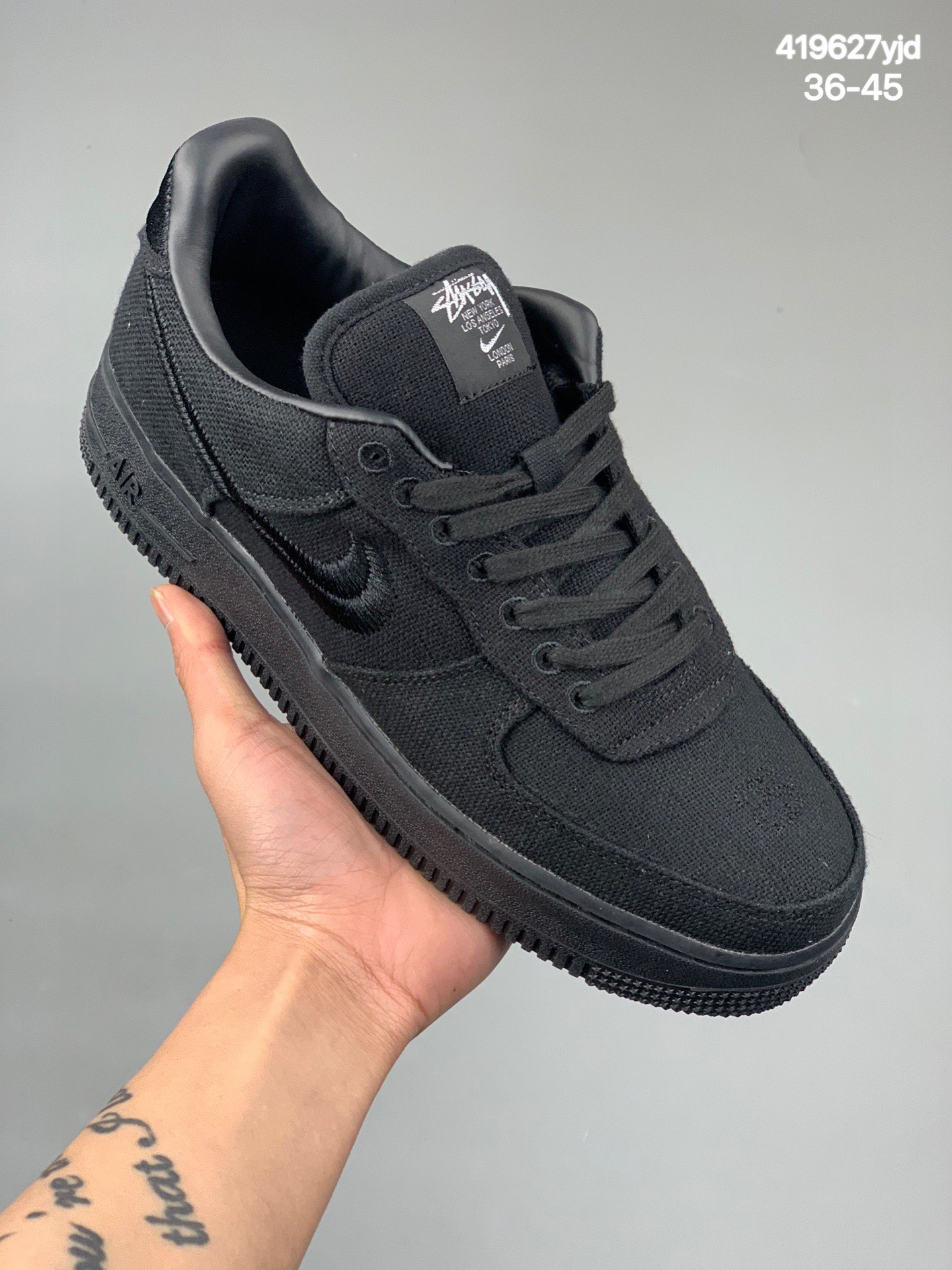 
耐克 Stussy x Air Force 1 Low 米白 斯图西联名 CZ9084-200 空军一号复古百搭休闲板鞋 
尺码：36-45
编码:419627yjd