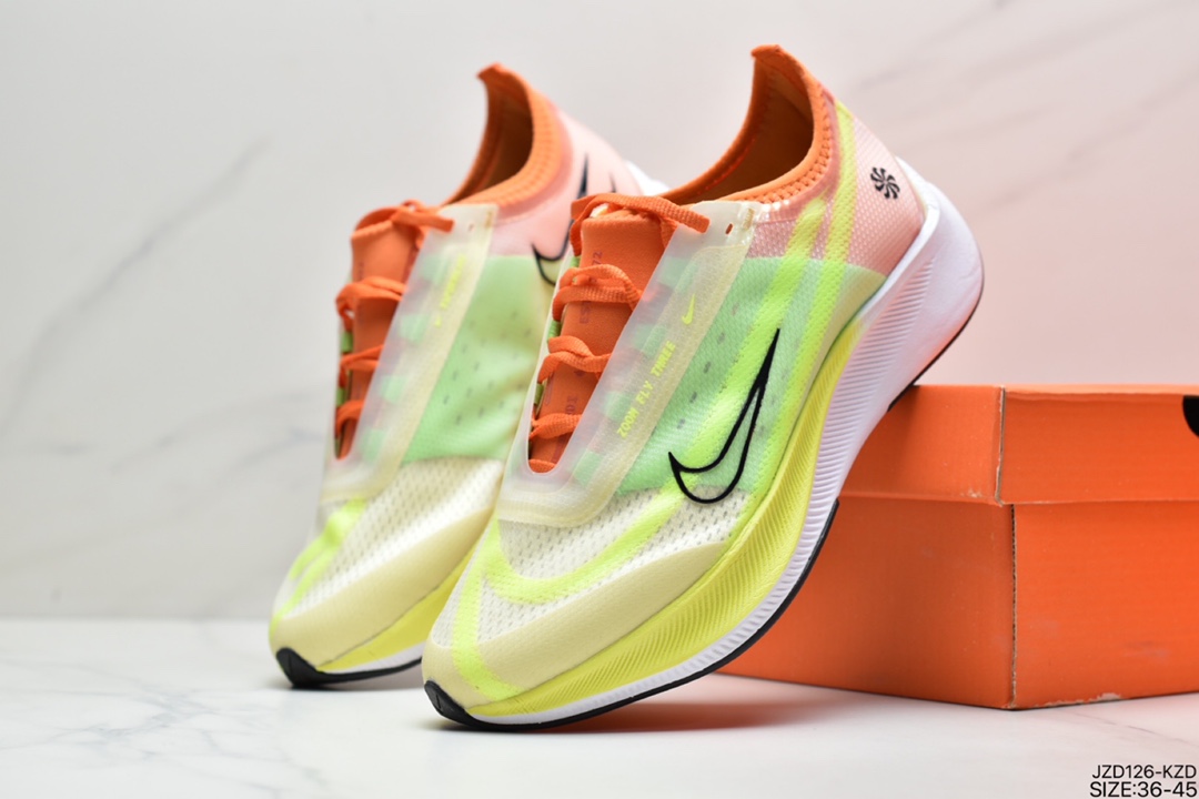140 真标耐克Nike ZOOM FLY 3 登月贾卡面透气 AT8240