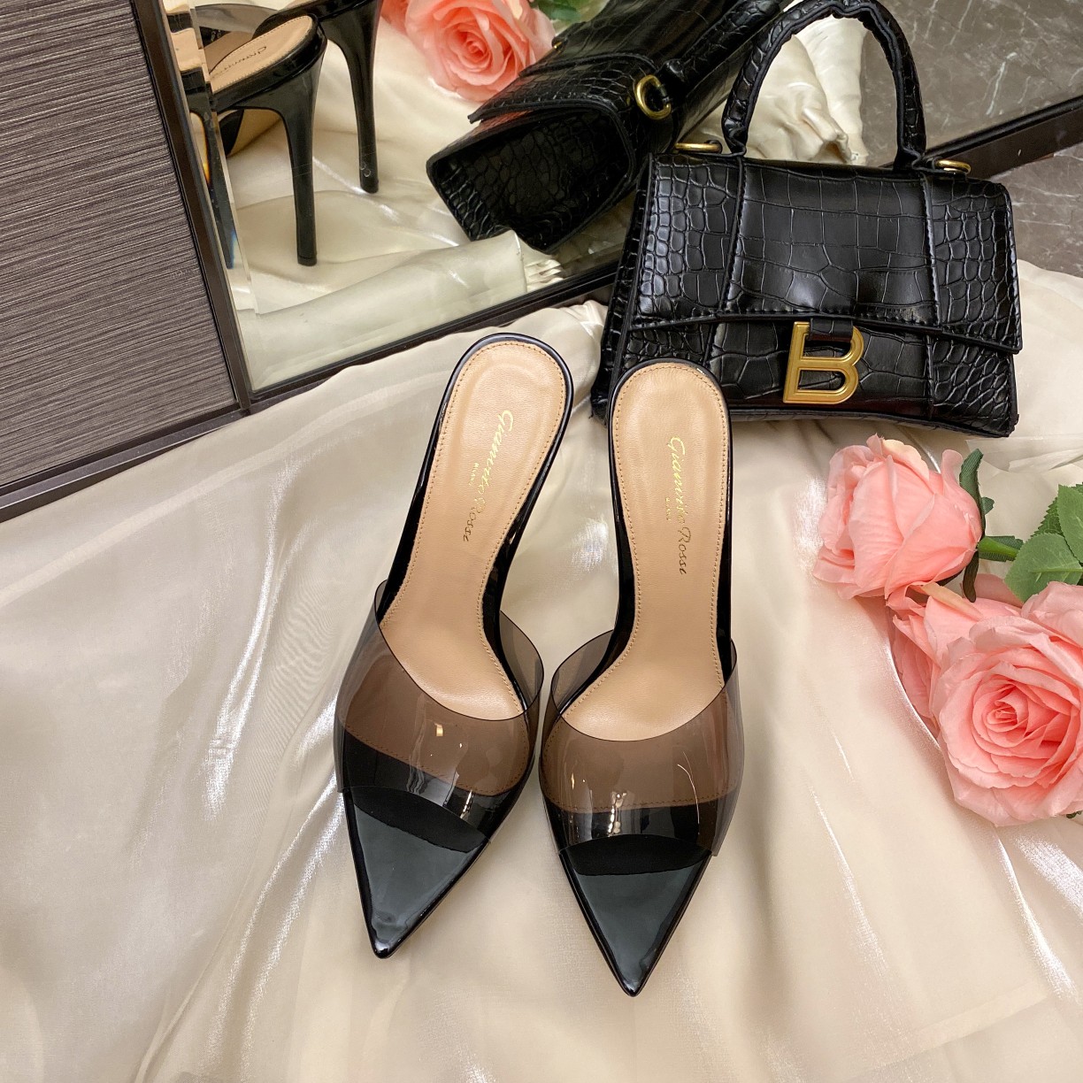 Gianvito Rossi Scarpe con Tacco Alto Sandali I migliori marchi come
 Pelle bovina di capra verniciata pecora Fashion