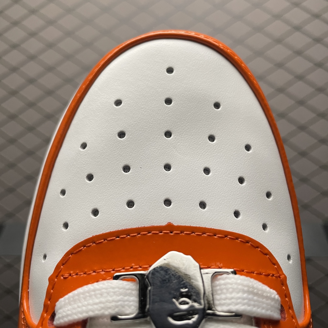 福利特价🔥市售最高品质 纯原 Bape Sta To Low 明星同款 猿人头经典漆皮低帮运动休闲板鞋 