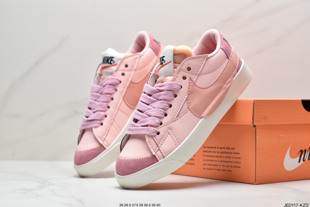 150 真标耐克NIKE WMNS Blazer Low LX 开拓者高帮百搭休闲运动板鞋 DD3111