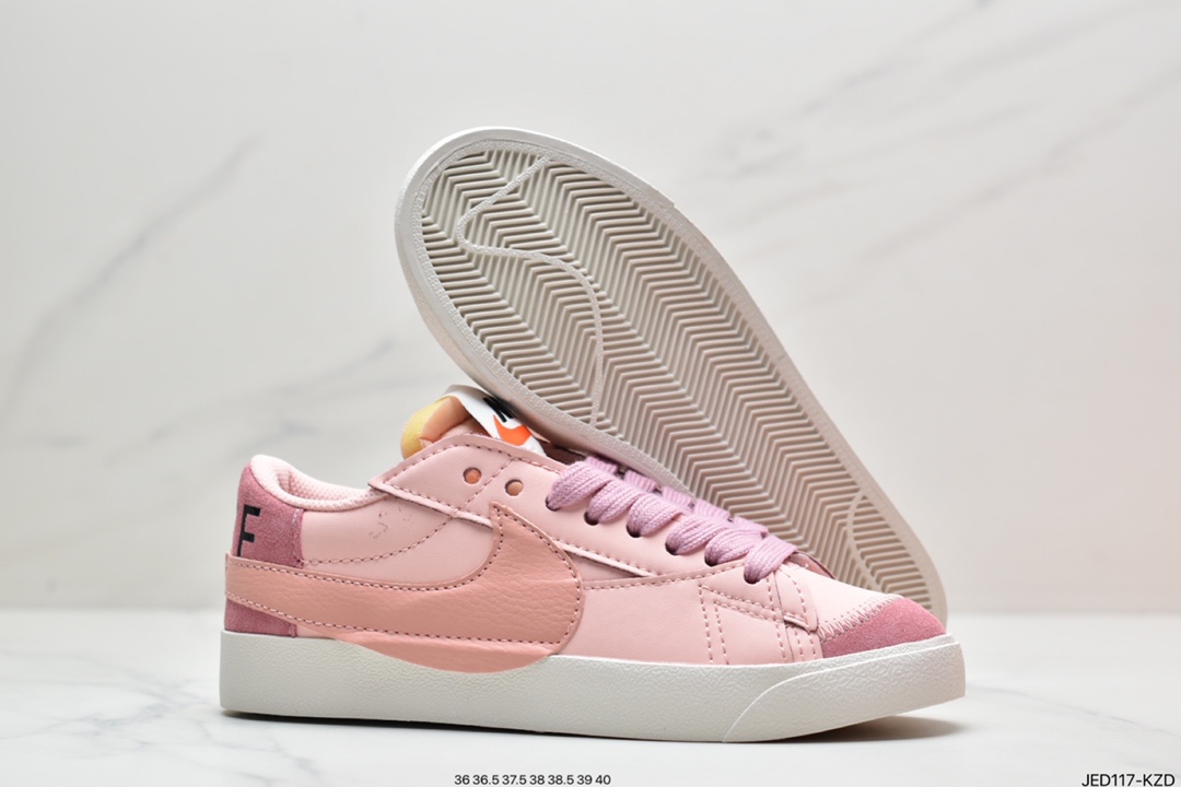 150 真标耐克NIKE WMNS Blazer Low LX 开拓者高帮百搭休闲运动板鞋 DD3111