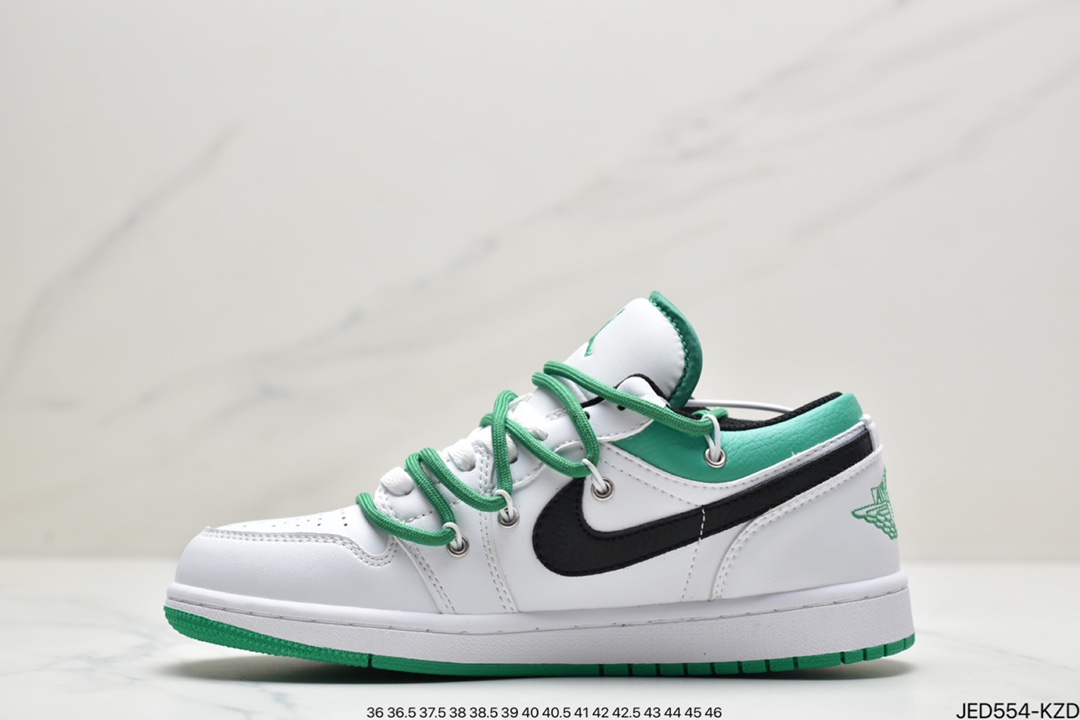 150 纯原Air Jordan AJ1 Low 芝加哥白红解构绑带 553560