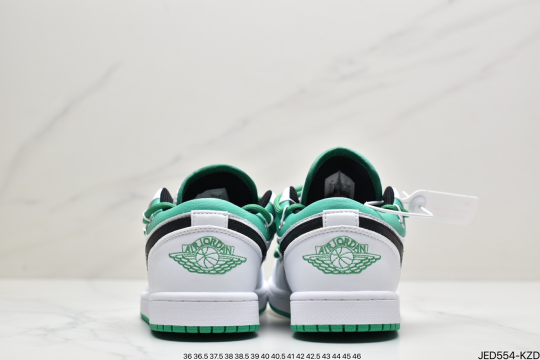 150 纯原Air Jordan AJ1 Low 芝加哥白红解构绑带 553560