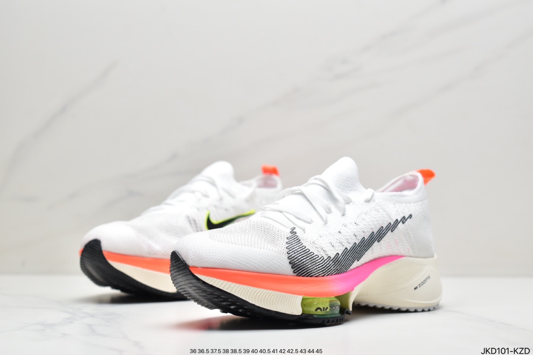 160 真标 Nike Air Zoom Alphafly NEXT％破2代马拉松气垫轻量超跑竞速运动慢跑鞋DJ5431-100