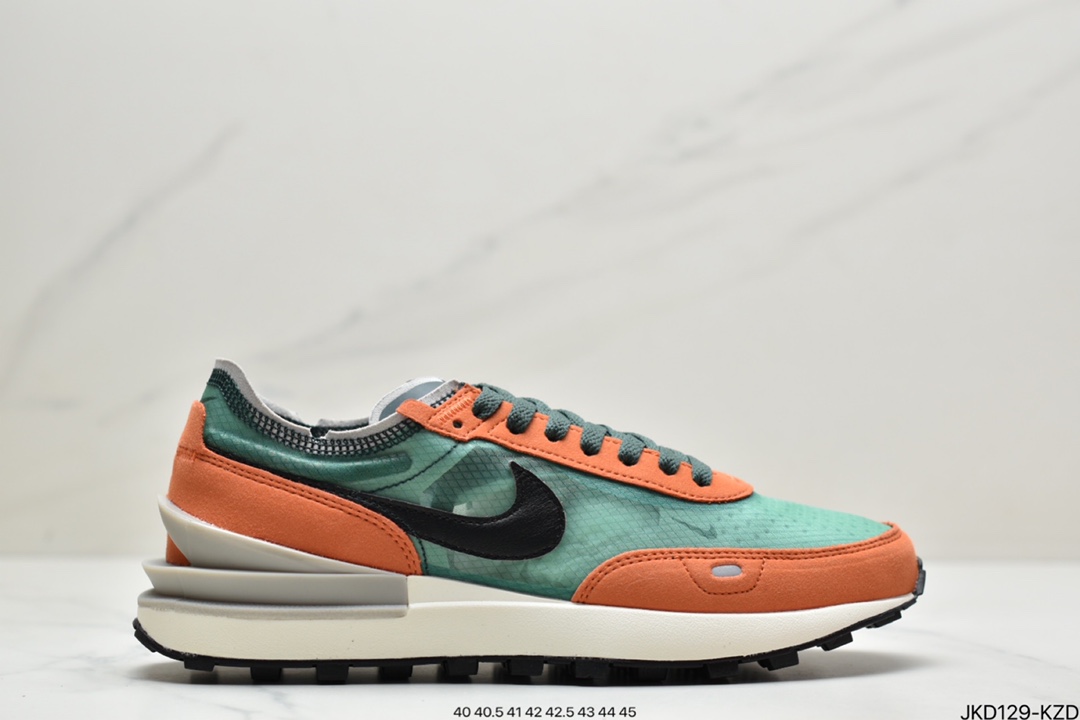 160 耐克Nike Waffle One”Milk Hyper Crimson”华夫一代系列华夫复古休闲运动慢跑鞋 DM8110