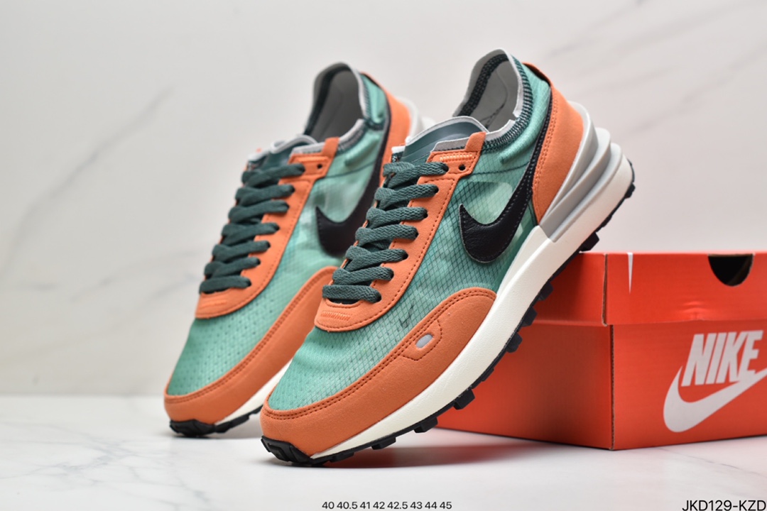 160 耐克Nike Waffle One”Milk Hyper Crimson”华夫一代系列华夫复古休闲运动慢跑鞋 DM8110