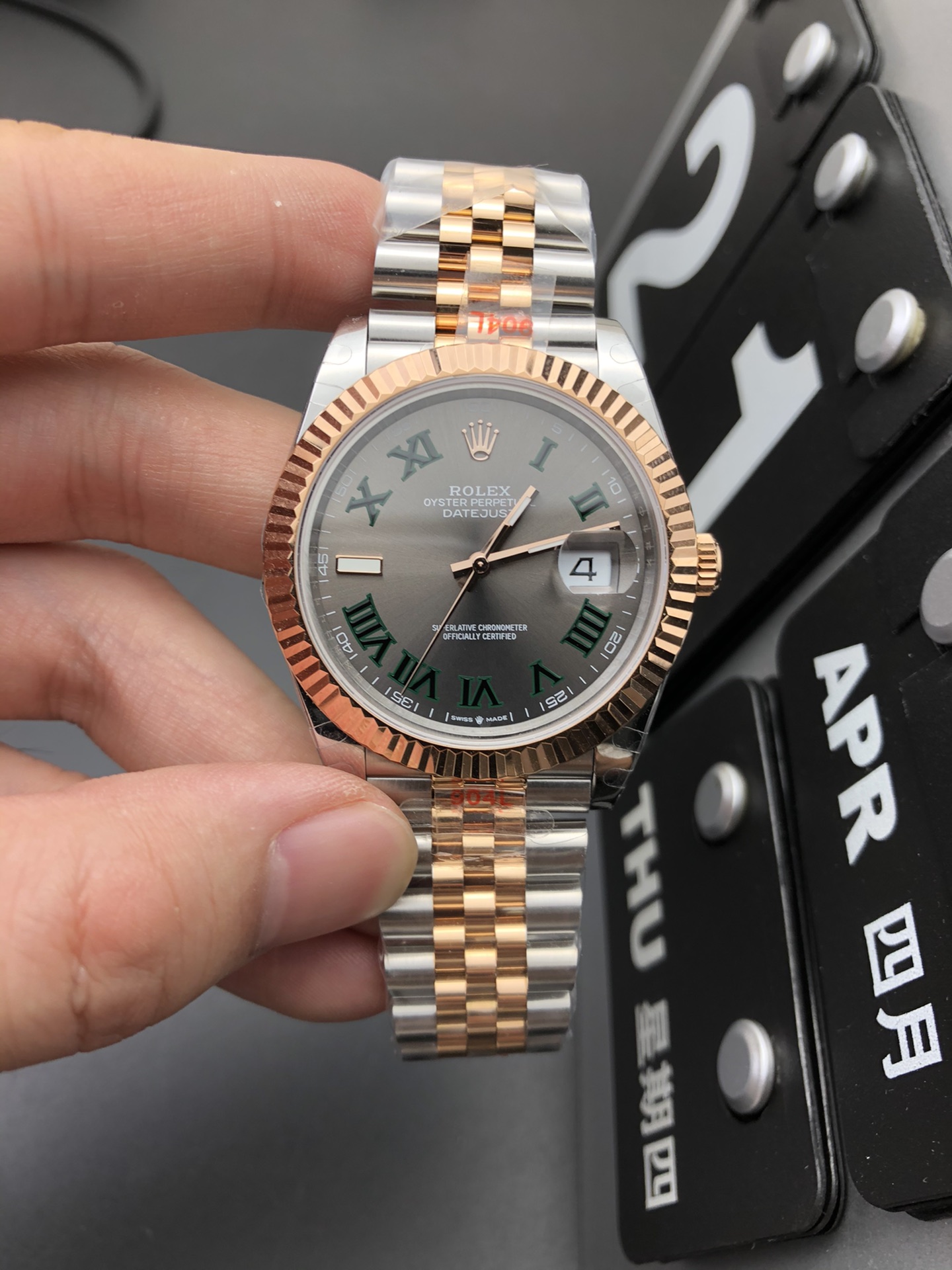 Rolex 3255间金绿箩