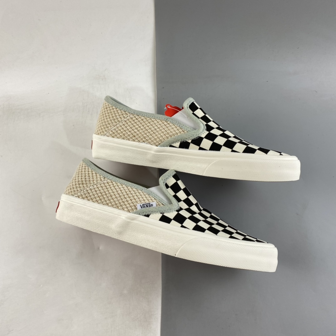 Vans Classic Slip-On Sf Vans 2022 Spring New Checkerboard Slip-On Sneakers VN0A5HYQAYR