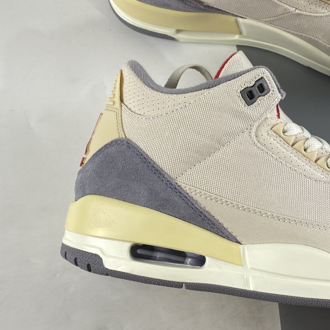 P350 Air Jordan 3 ”Muslin” AJ3 乔3水泥灰色帆布 篮球鞋 DH7139-100