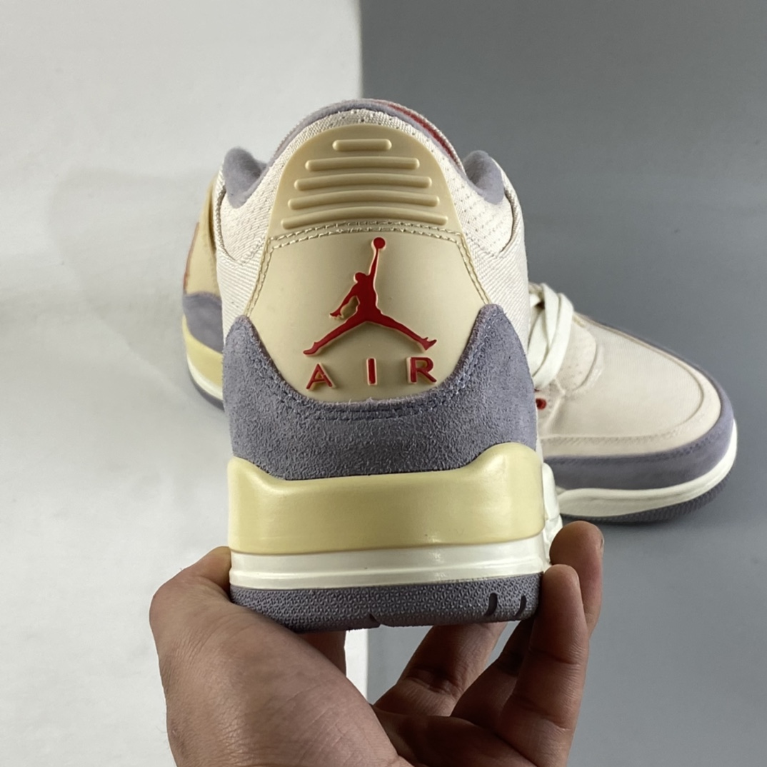 P350 Air Jordan 3 ”Muslin” AJ3 乔3水泥灰色帆布 篮球鞋 DH7139-100
