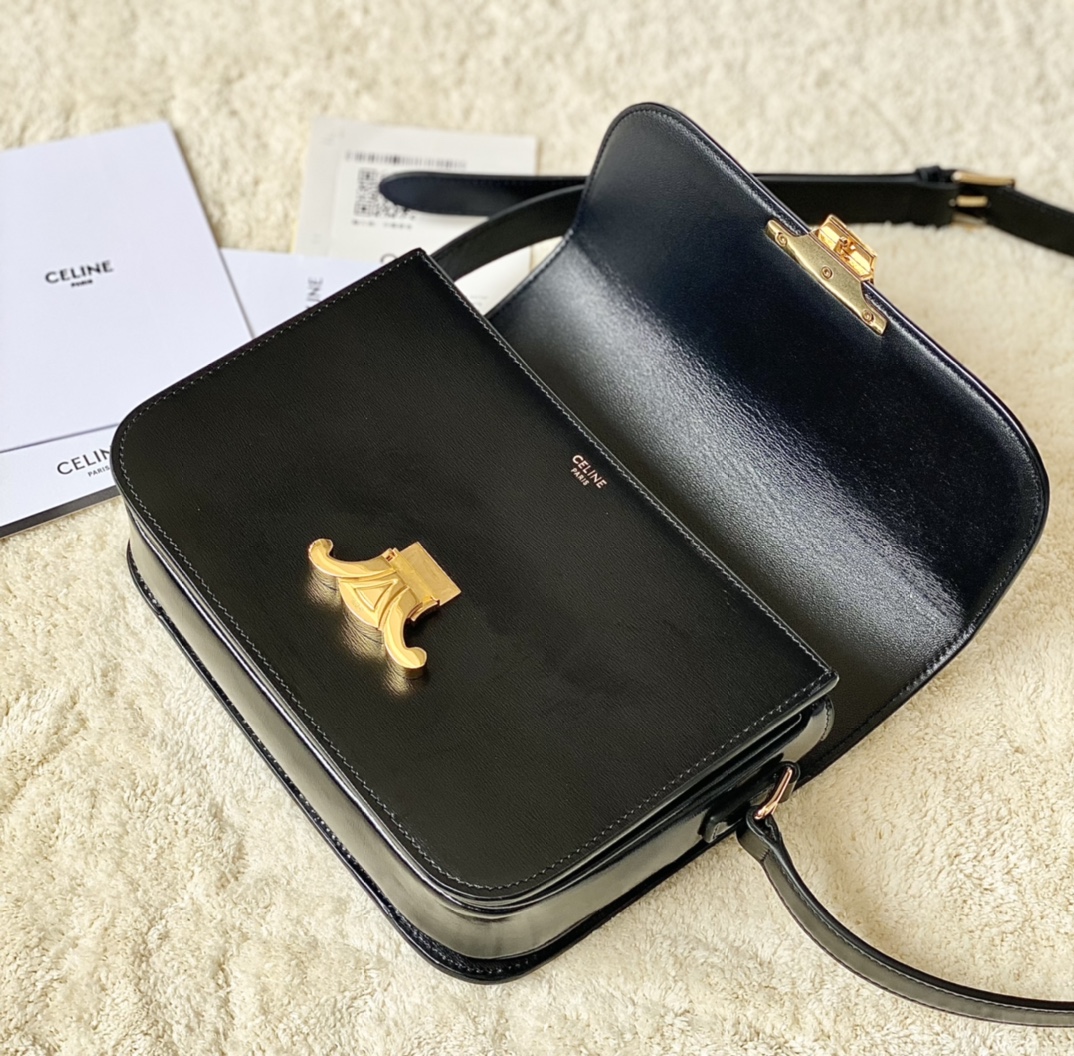 CELINE赛琳进口BOX 小牛皮凯旋门肩背包3032