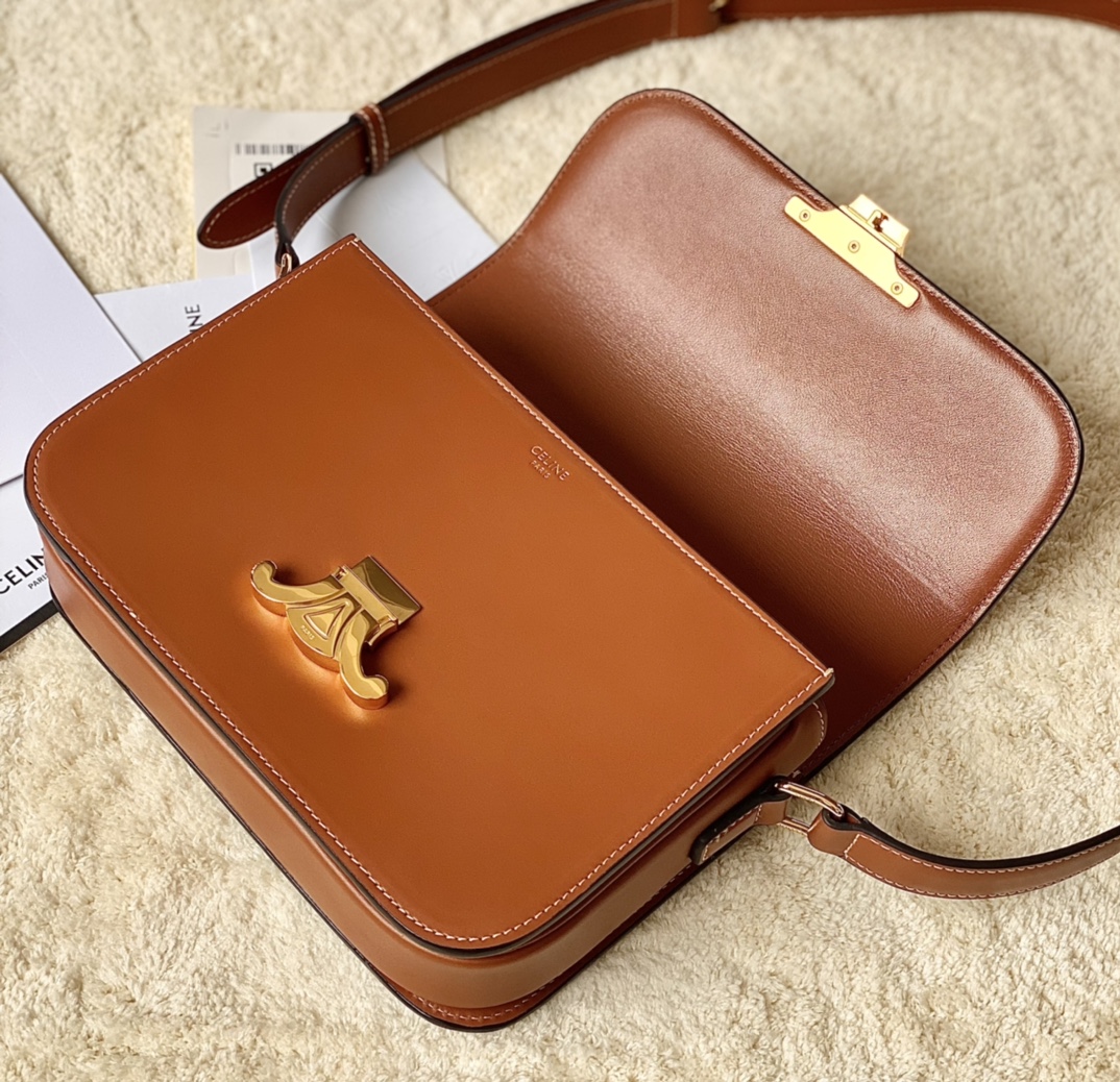 CELINE赛琳进口BOX 小牛皮凯旋门肩背包3032