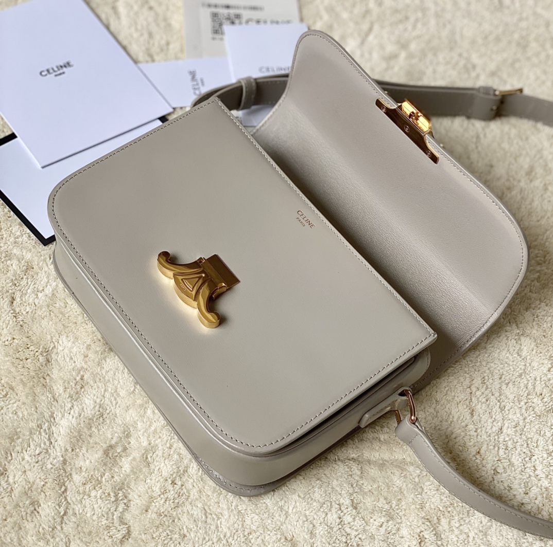 CELINE赛琳进口BOX 小牛皮凯旋门肩背包3032