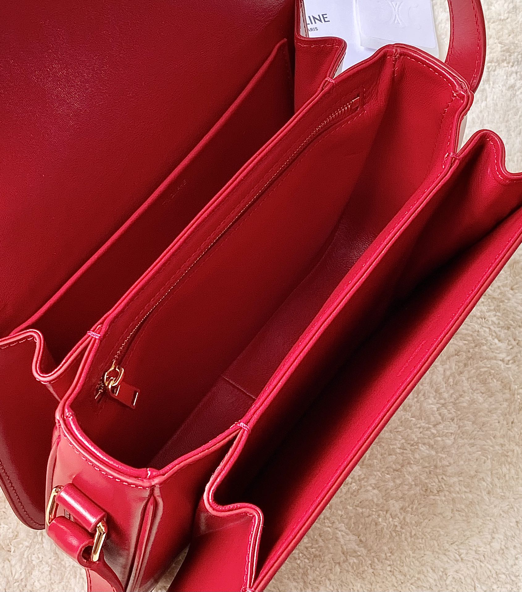 CELINE赛琳进口BOX 小牛皮凯旋门肩背包3032