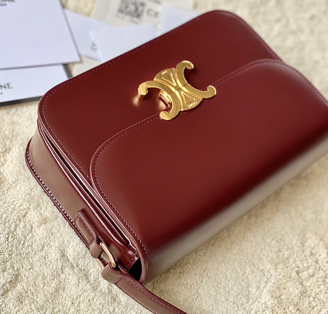 CELINE赛琳进口BOX 小牛皮凯旋门肩背包3032