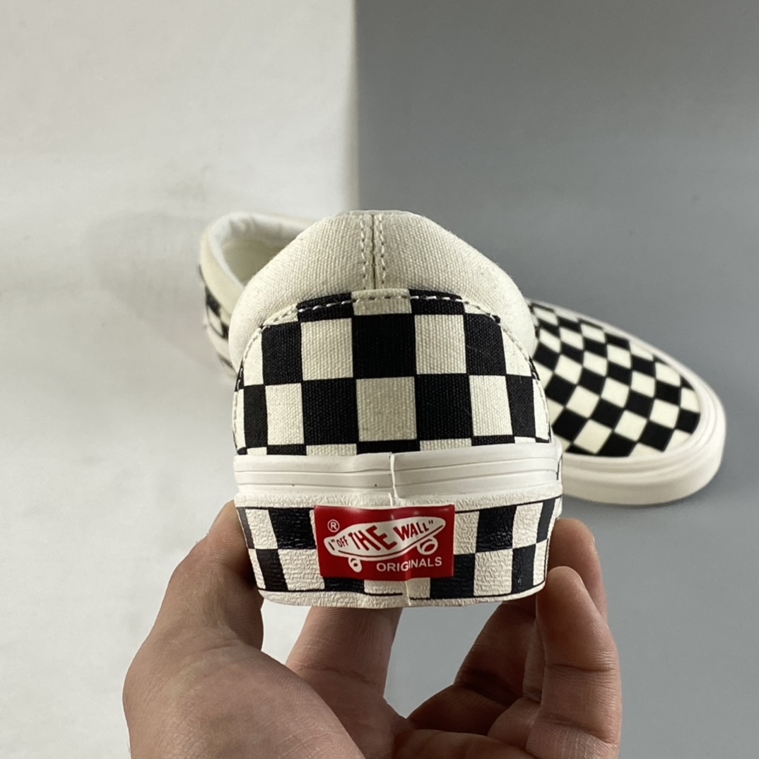 Vans OG Vault Slip-On Checkerboard Element Splicing Low Top Casual Board Shoes VN000UDFF8L