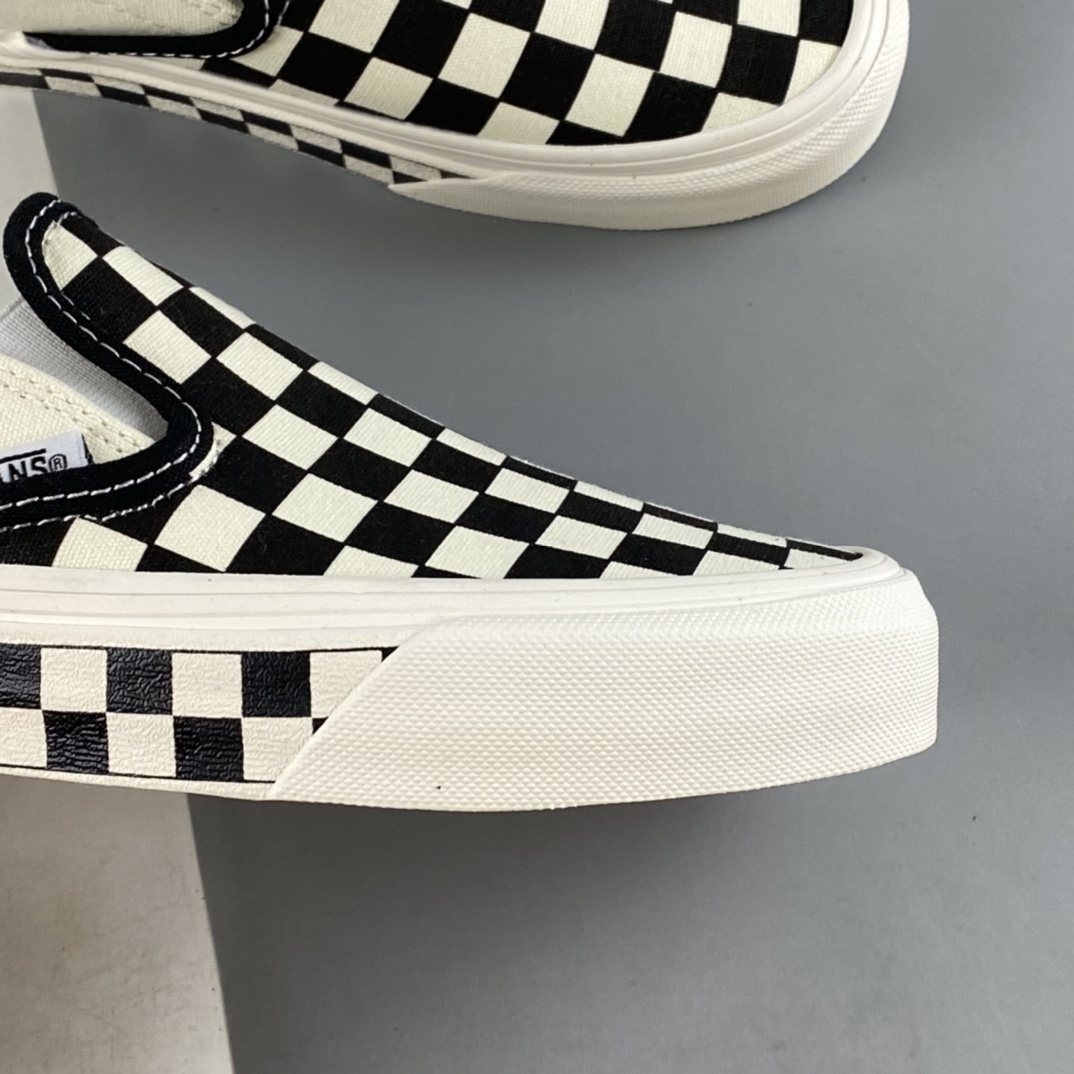 Vans OG Vault Slip-On Checkerboard Element Splicing Low Top Casual Board Shoes VN000UDFF8L