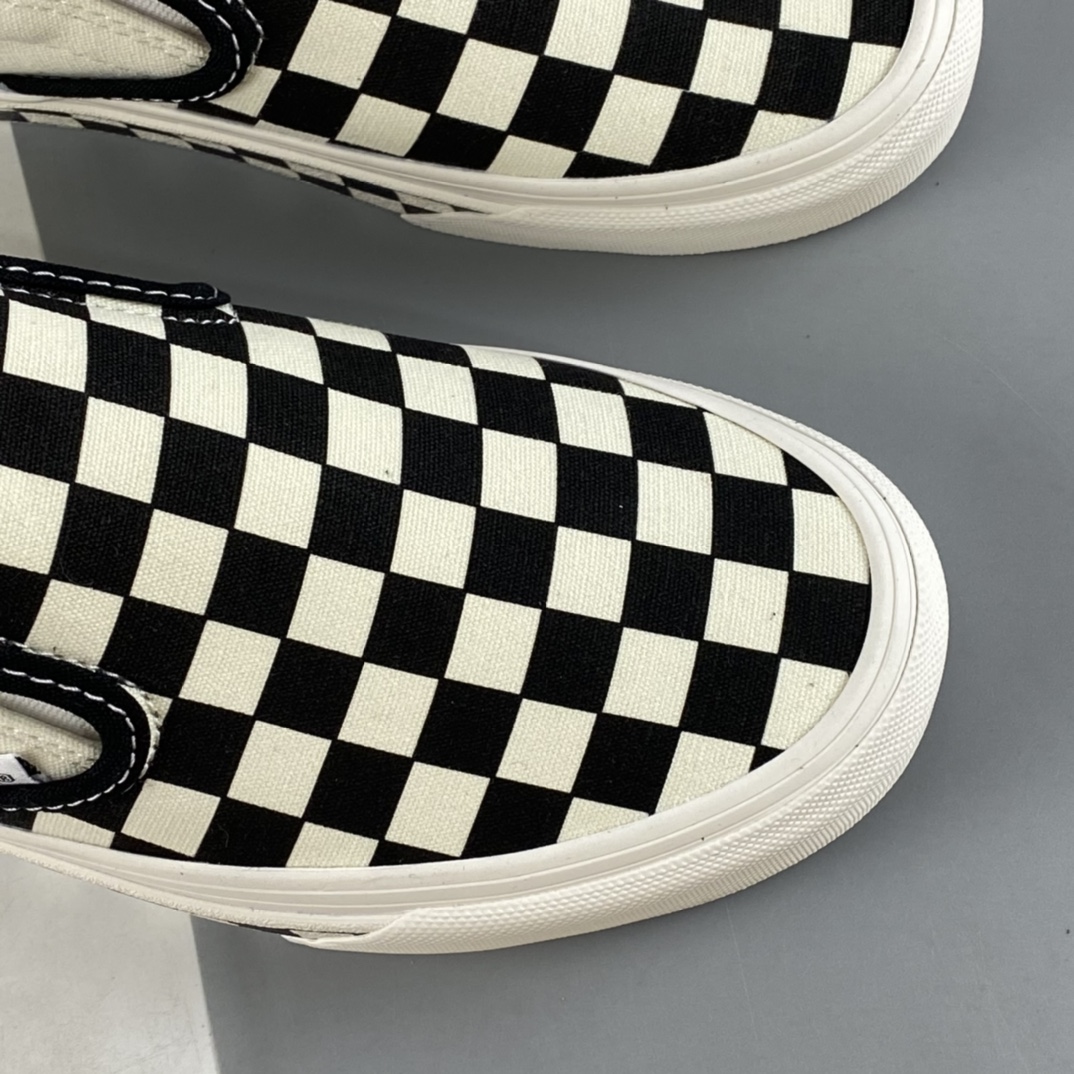 Vans OG Vault Slip-On Checkerboard Element Splicing Low Top Casual Board Shoes VN000UDFF8L