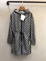 Find replica
 Dior Clothing Jumpsuits & Rompers Blue Printing Oblique Hooded Top