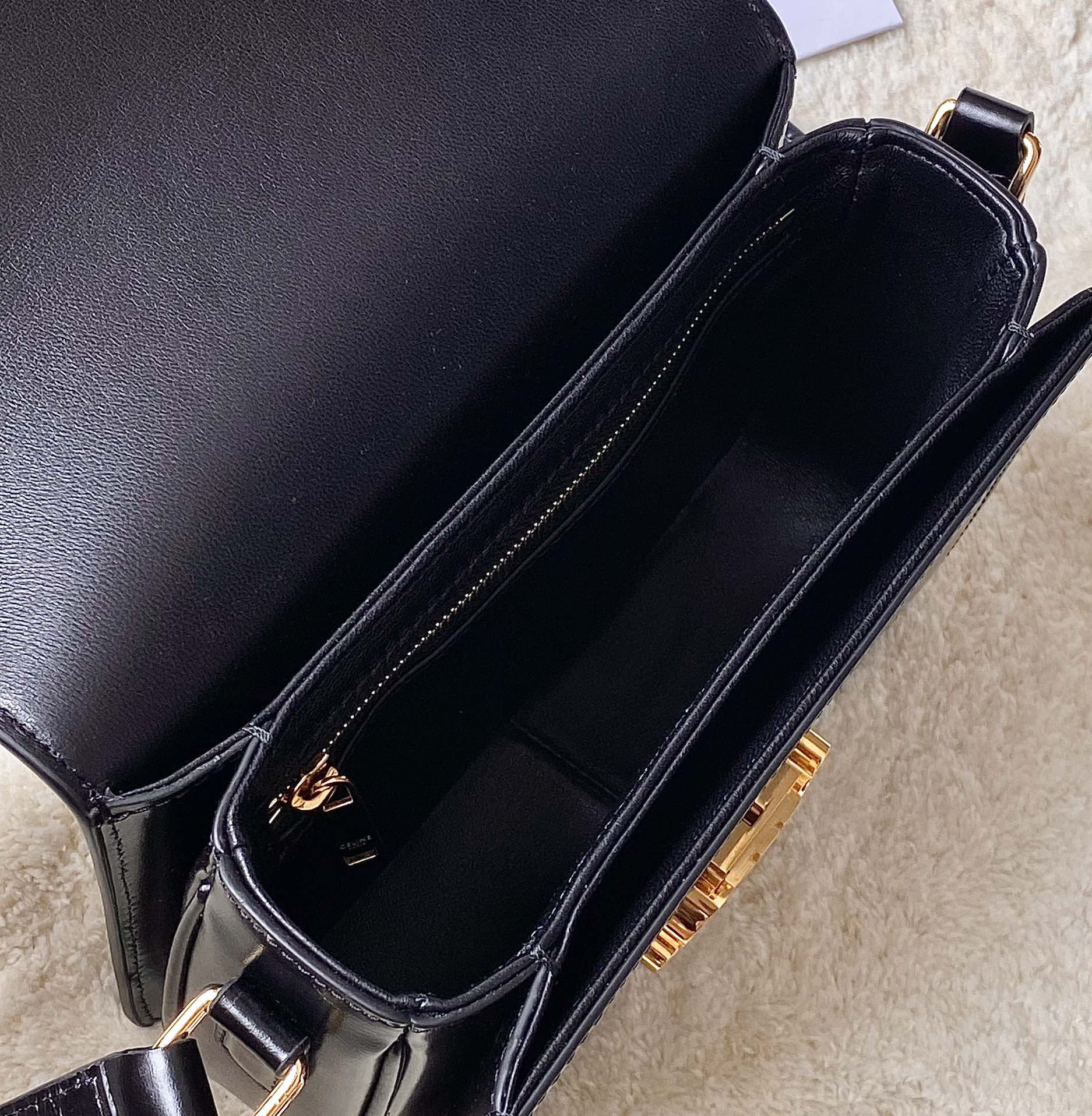 CELINE赛琳进口BOX 小牛皮凯旋门肩背包3303