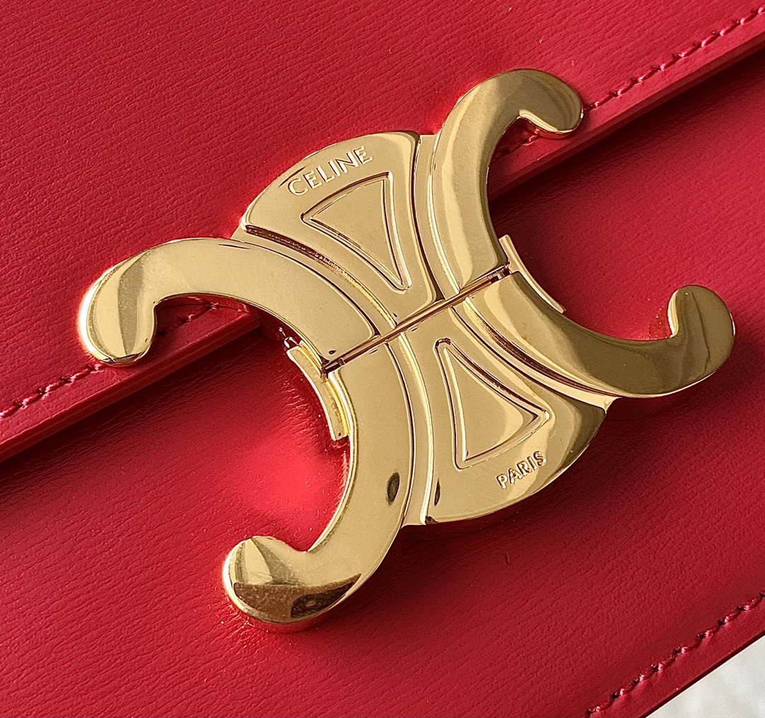 CELINE赛琳进口BOX 小牛皮凯旋门肩背包3303