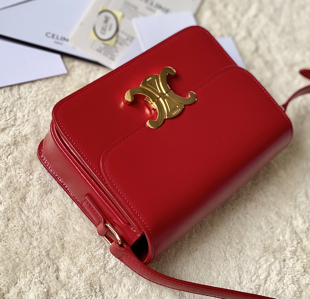 CELINE赛琳进口BOX 小牛皮凯旋门肩背包3303