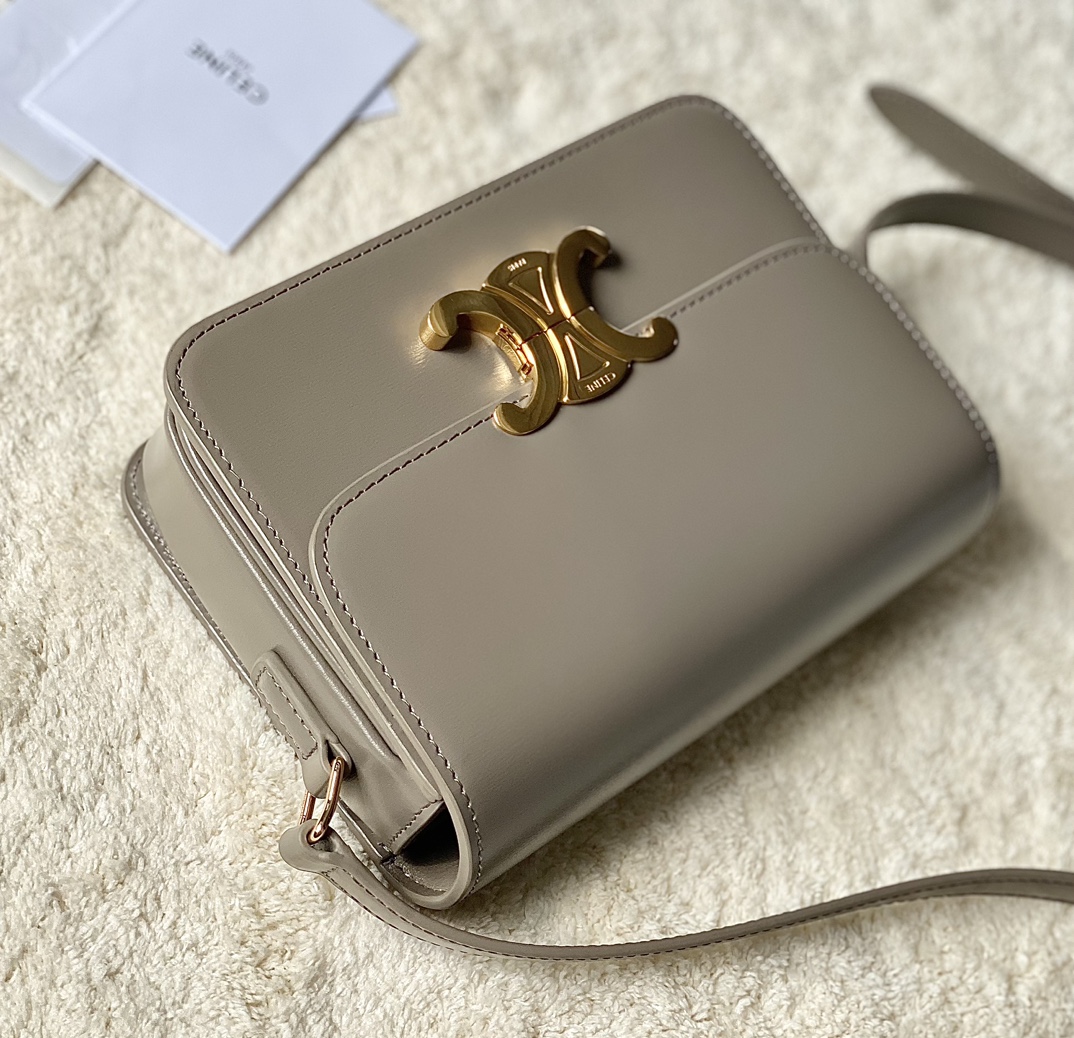 CELINE赛琳进口BOX 小牛皮凯旋门肩背包3303