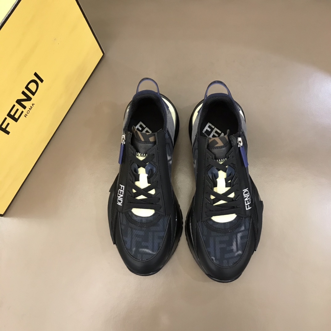 FENDI芬迪    春夏新品男士一脚蹬运动鞋