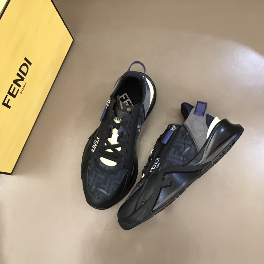 FENDI芬迪    春夏新品男士一脚蹬运动鞋