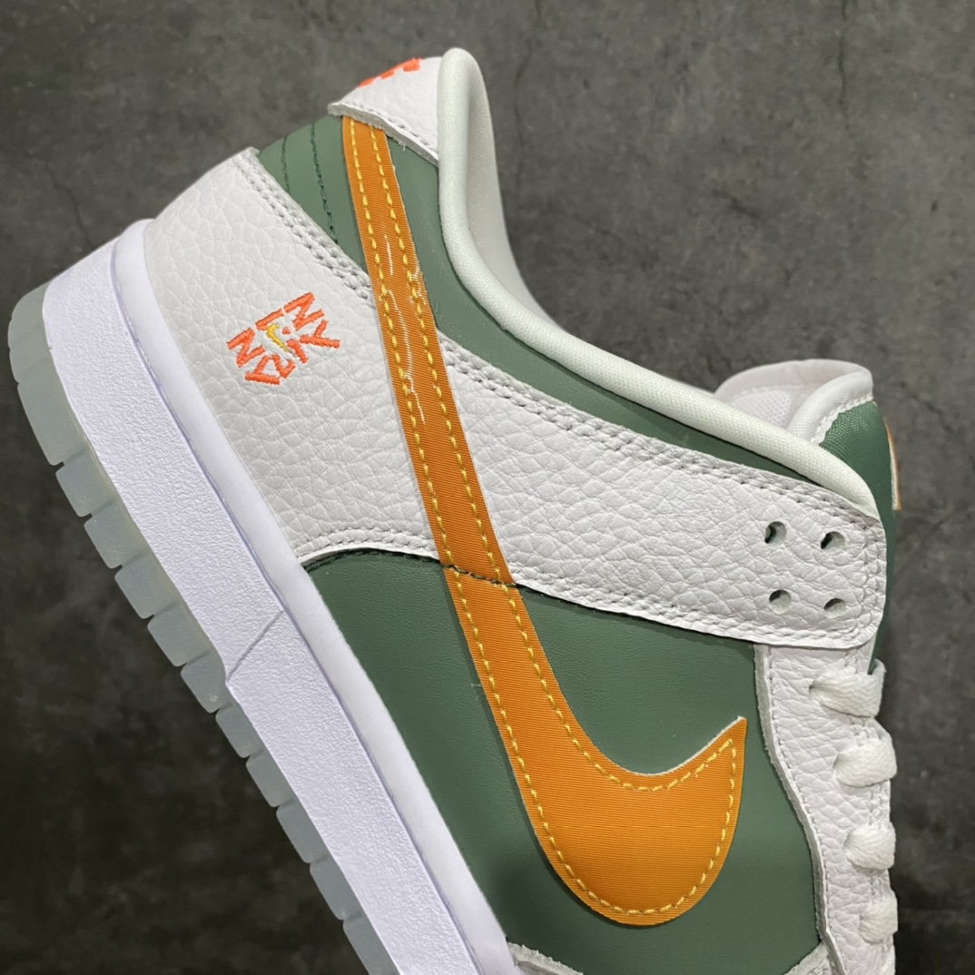 图片[7]-L版纯原 Nike Dunk LOW SE \”NY VS NY\” 白绿橙 纽约街球 原厂航空铝磨具打磨大底 鞋头坡度极致还原 原盒原配 原厂冲刀 原厂中底布拉帮走线遵循公司 超高清洁度 全鞋零毛边皮料切割 全套原楦原模倾力打造完美版型‼️ 货号：DN2489-300 尺码：36-47.5-选品中心