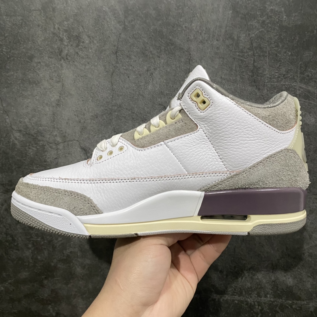 图片[2]-新DT版本AJ3 x AMM联名白灰 全新版本 细节升级 全方位细节对比原鞋 市售天花板级别 代理合作商零售高价必推版本 货号：DH3434-110 尺码：40.5 41 42 42.5 43 44 44.5 45 45.5 46 47.5-选品中心